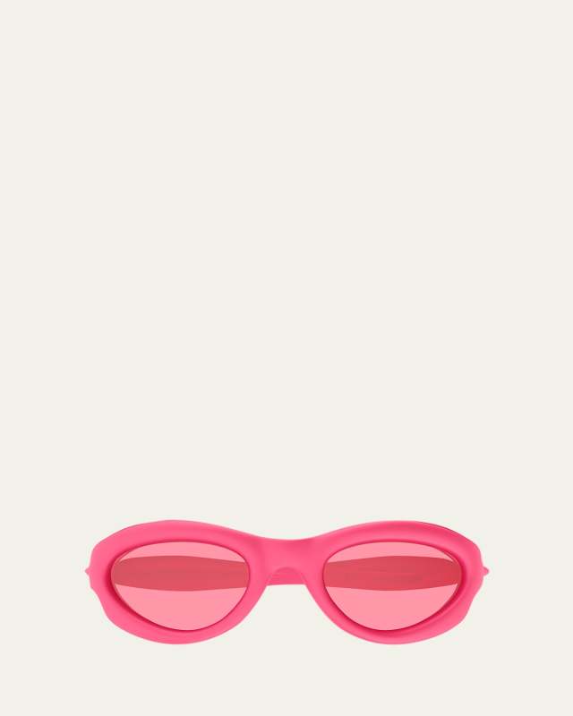 Oval Injection Plastic Sunglasses